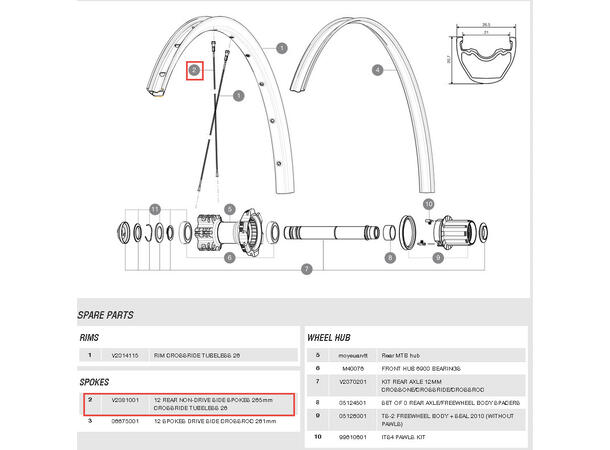 EKE MAV CROSSRIDE 26" TUB BV V2381001